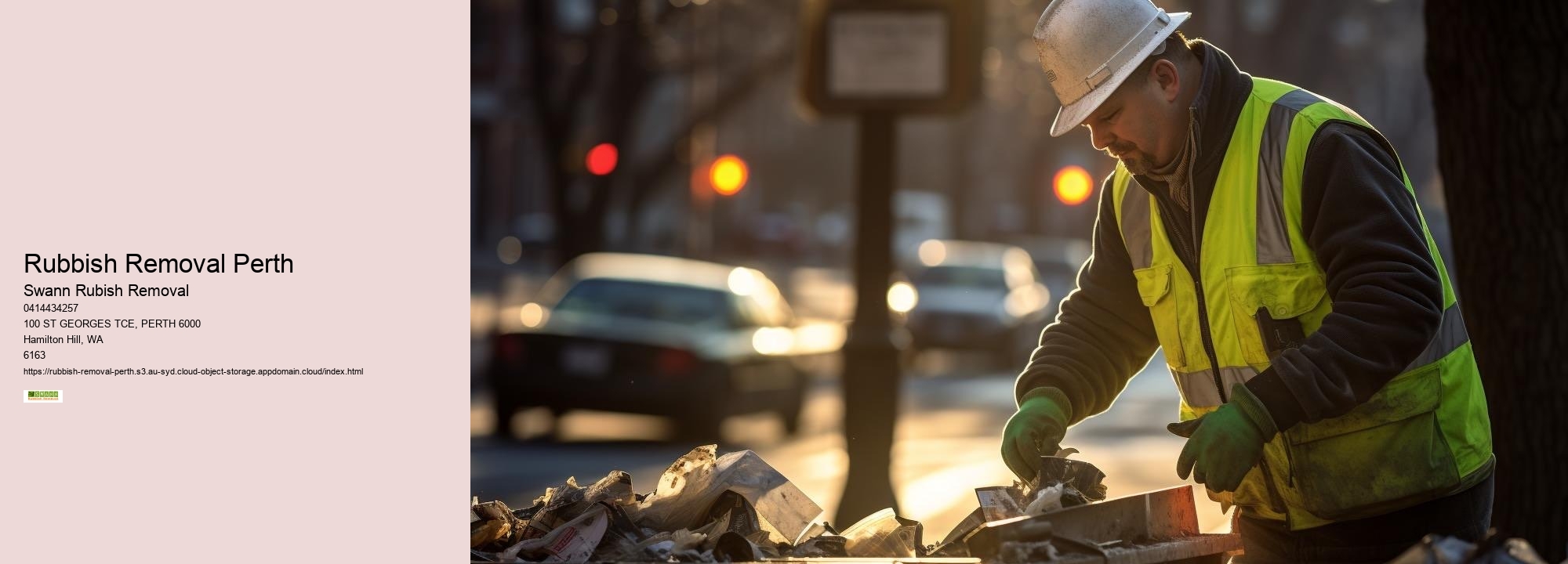 Specialised Rubbish Removal Perth