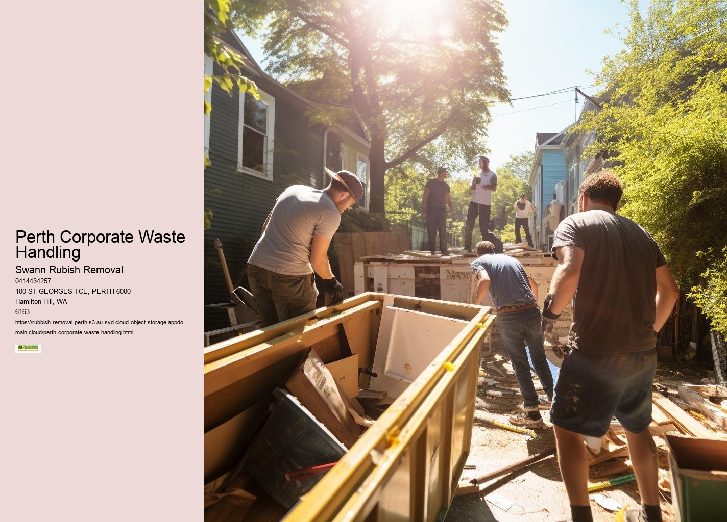 Corporate Rubbish Management Perth