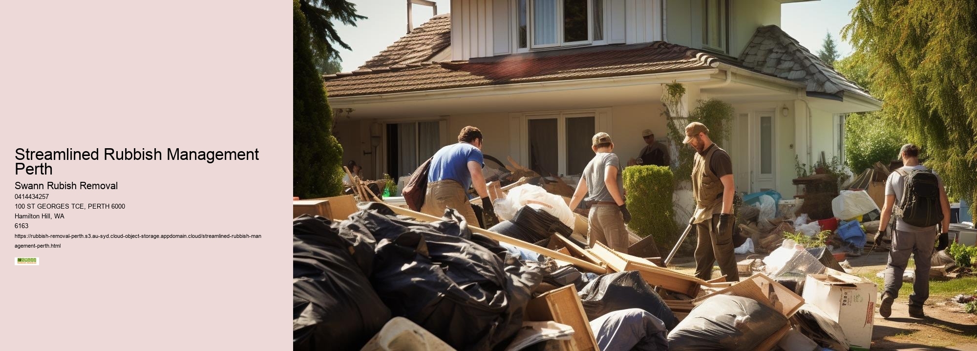 Streamlined Rubbish Management Perth